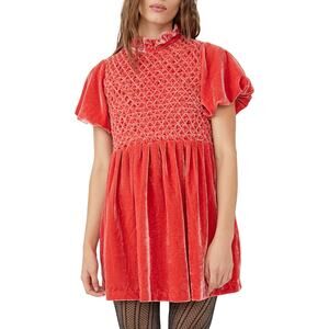 Free People Gumdrop Minidress in Orange Women's Size Small